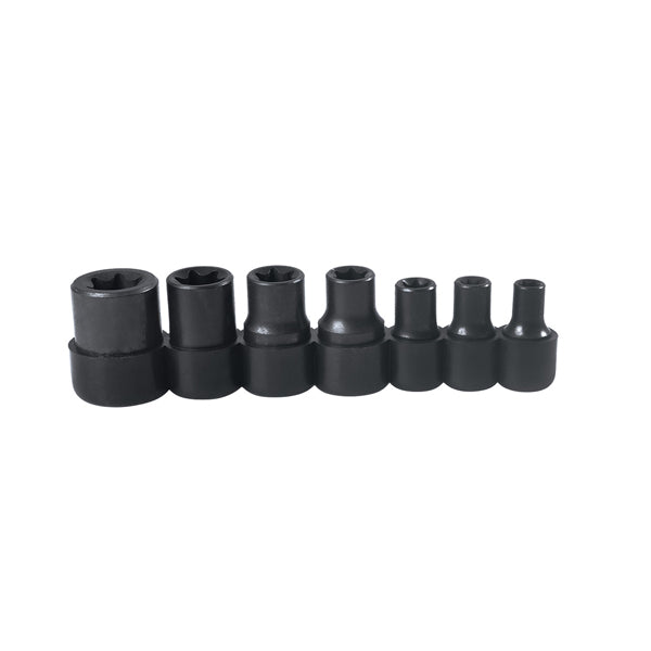 DADOS TORX HEMBRA (JUEGO 7PZ) E6-E16 URREA 4752E