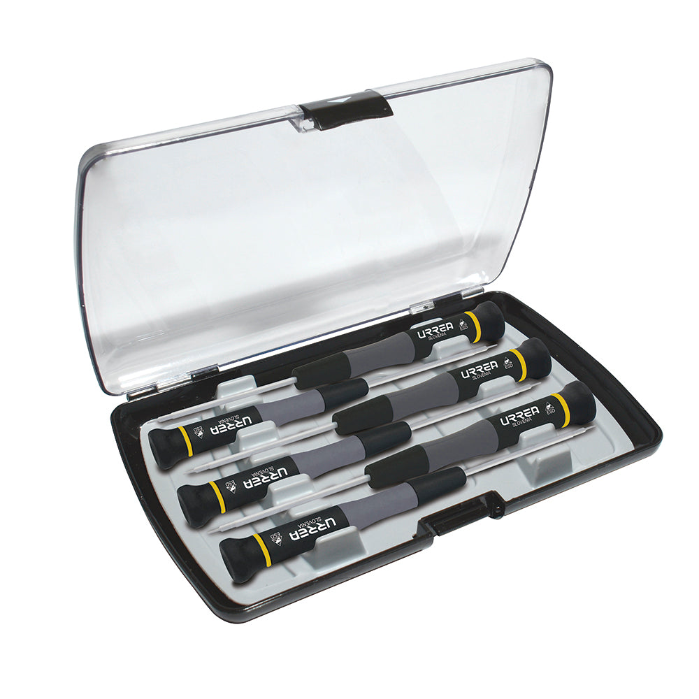 DESTORNILLADORES (JUEGO 6PZ) ESD CON CAJA URREA 9501BG