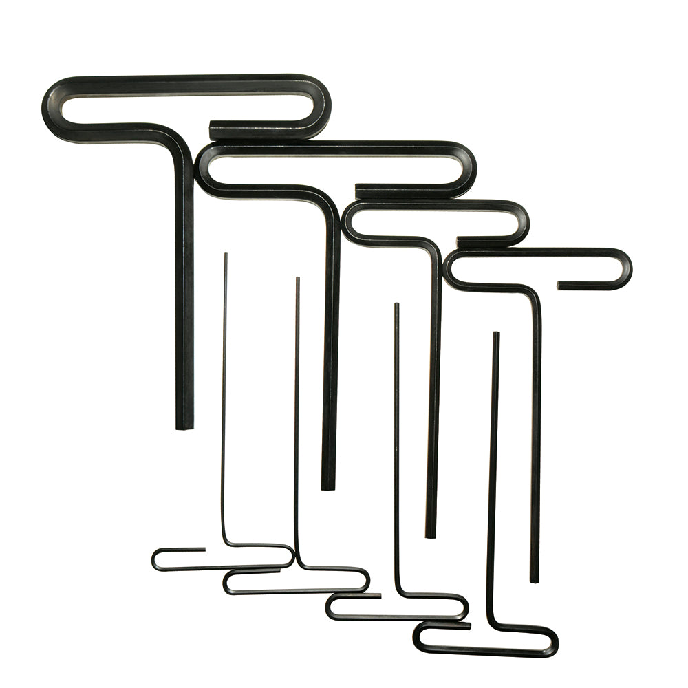 LLAVES "T" (JUEGO 8PZ) 6" 2MM A 8MM URREA 4966