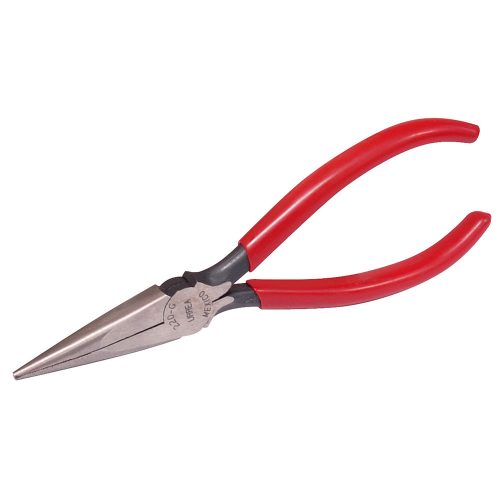 PINZA PUNTA PLANA CONICA 6-5/8" URREA 220G