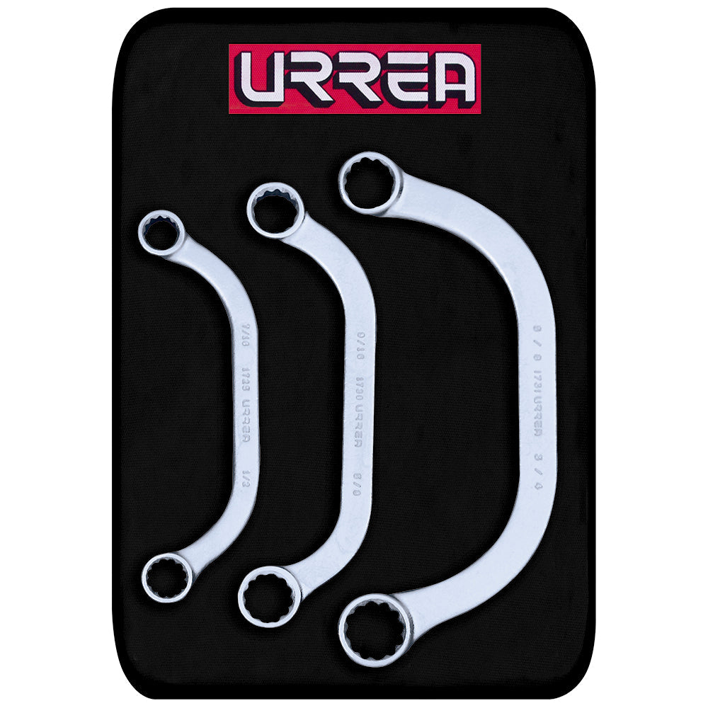 JUEGO 3PZ LLAVES OBSTRUCCION (7/16" A 3/4") URREA 1700A