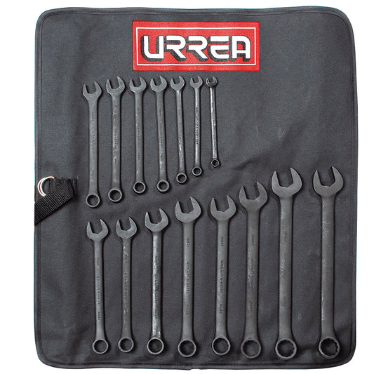 LLAVES COMBINADAS (JUEGO 15PZ) 5/16 - 1-1/4" URREA 1200FB