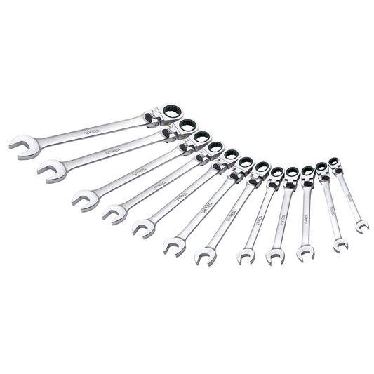 LLAVES COMBINADA (JUEGO 12PZ) FLEXIBLE (8mm A 14mm) URREA 12MF12M