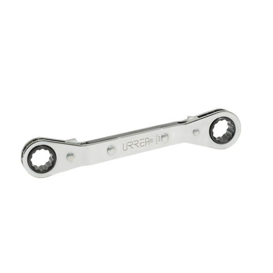 LLAVE CORONA DE MATRACA ACODADA 5/8 X 3/4" URREA 1186