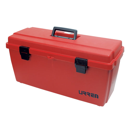 CAJA PORTAHERRAMIENTAS PLASTICA 23" X 10" X 11" ROJA URREA 9902