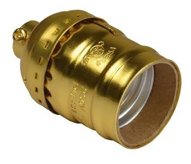 PORTALAMPARA LATONADO SENCILLO IUSA 616052