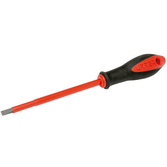 DESTORNILLADOR BIMATERIAL 1000V PLANO 1/4" X 5-7/8" URREA 9716B