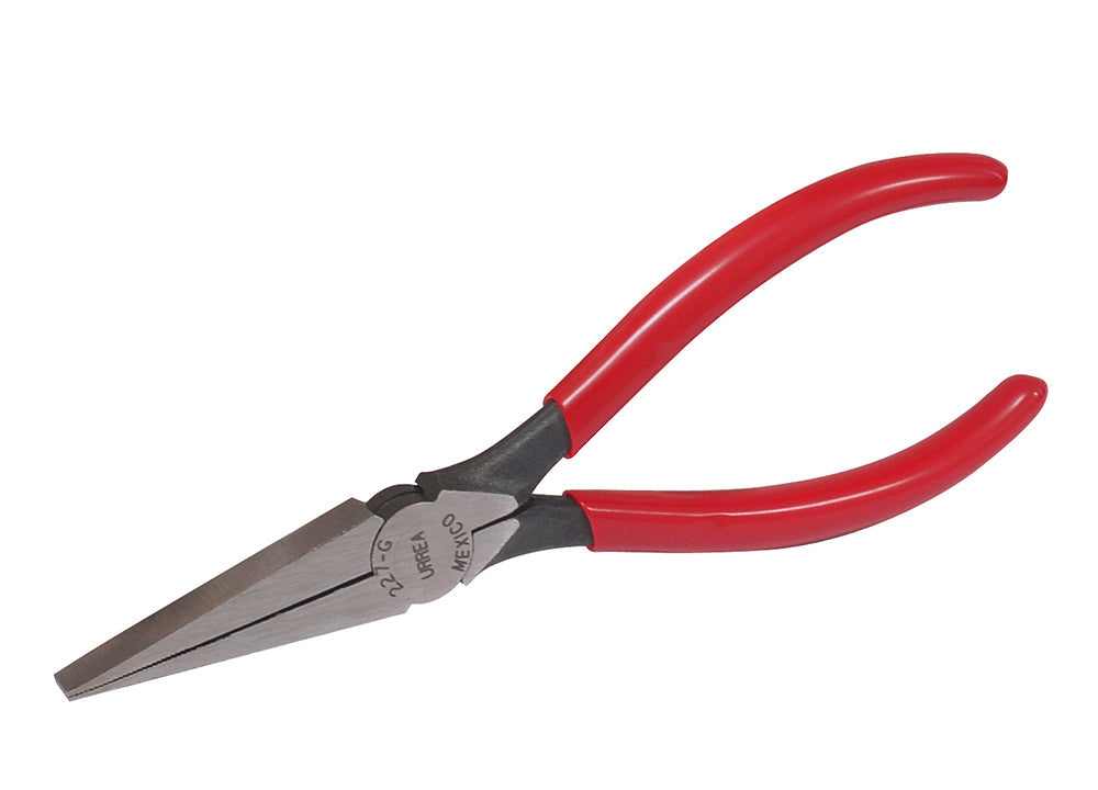 PINZA PUNTA LARGA PLANA 6-5/8 URREA 227G