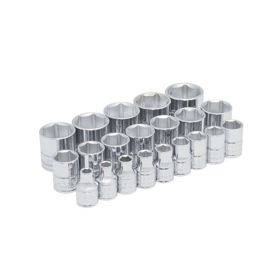 DADOS 3/8" (JUEGO 21PZ) 6 - 26MM 6 PUNTAS URREA 52211