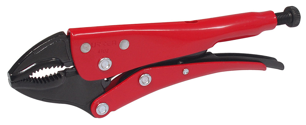 PINZA DE PRESION QUIJADA CURVA 10" USO PESADO URREA 4102