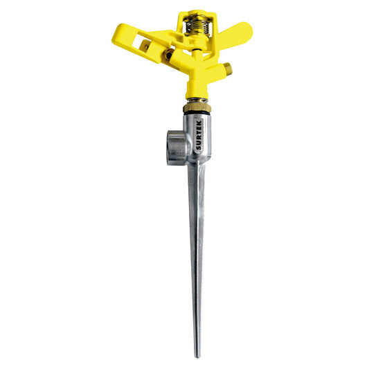 ASPERSOR METALICO POR PULSACIONES CON ESTACA METALICA 1 VIA SURTEK 130321