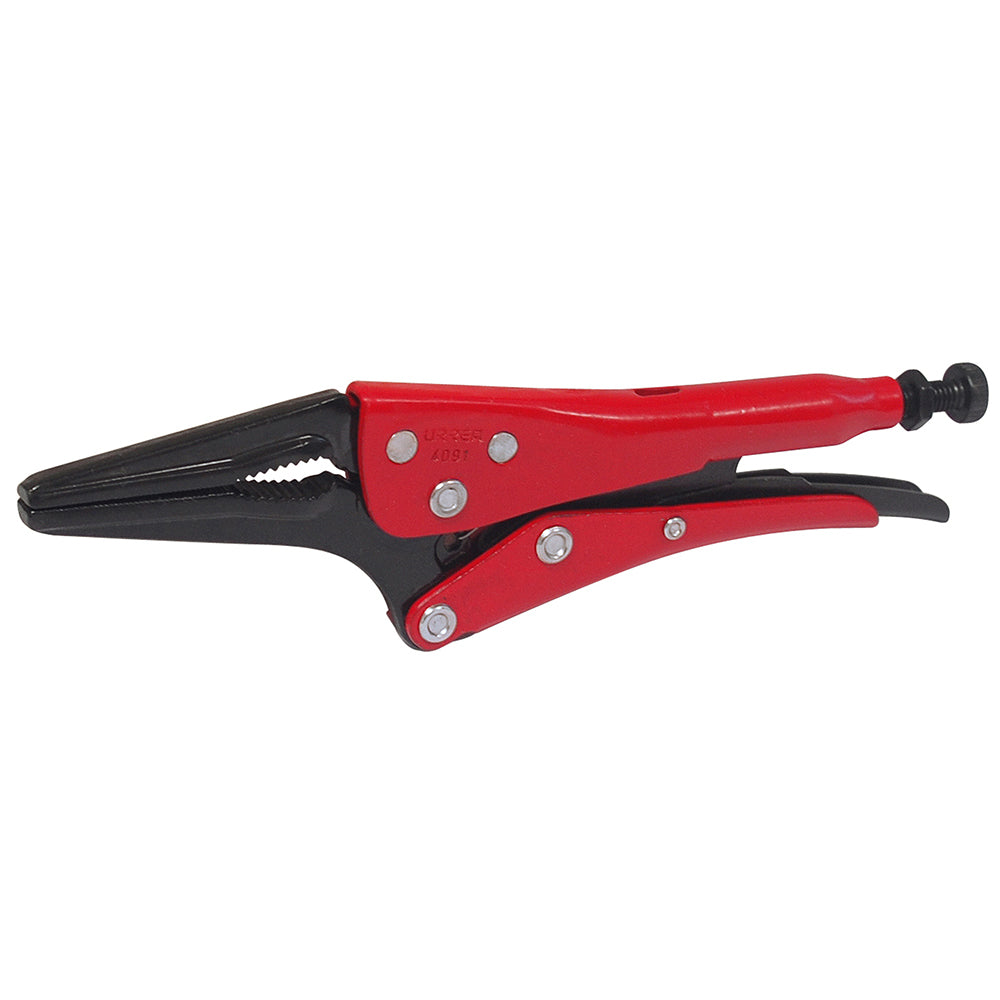 PINZA DE PRESION NARIZ LARGA 6"USO PESADO URREA 4091