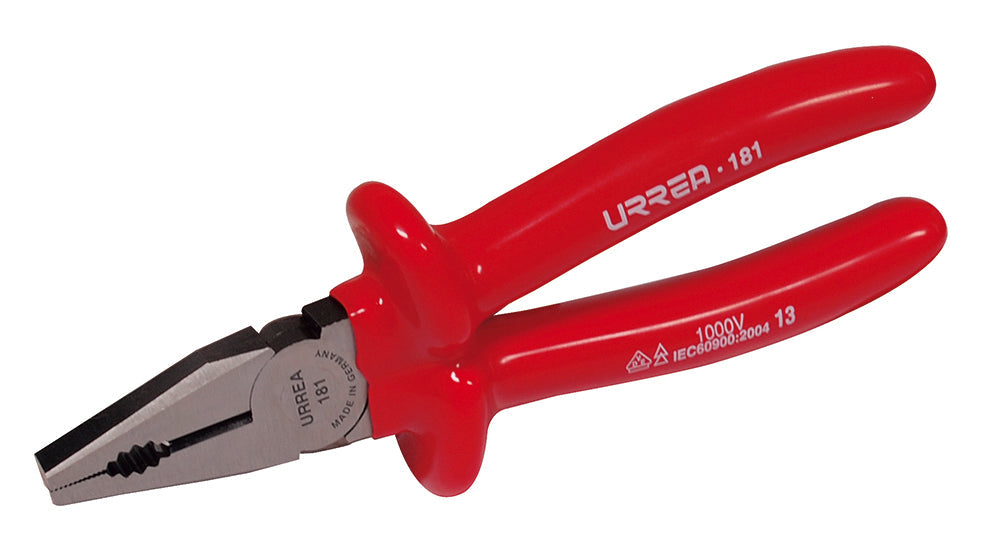 PINZA ELECTRICISTA UNIVERSAL 1000V 7 1/16 URREA 181
