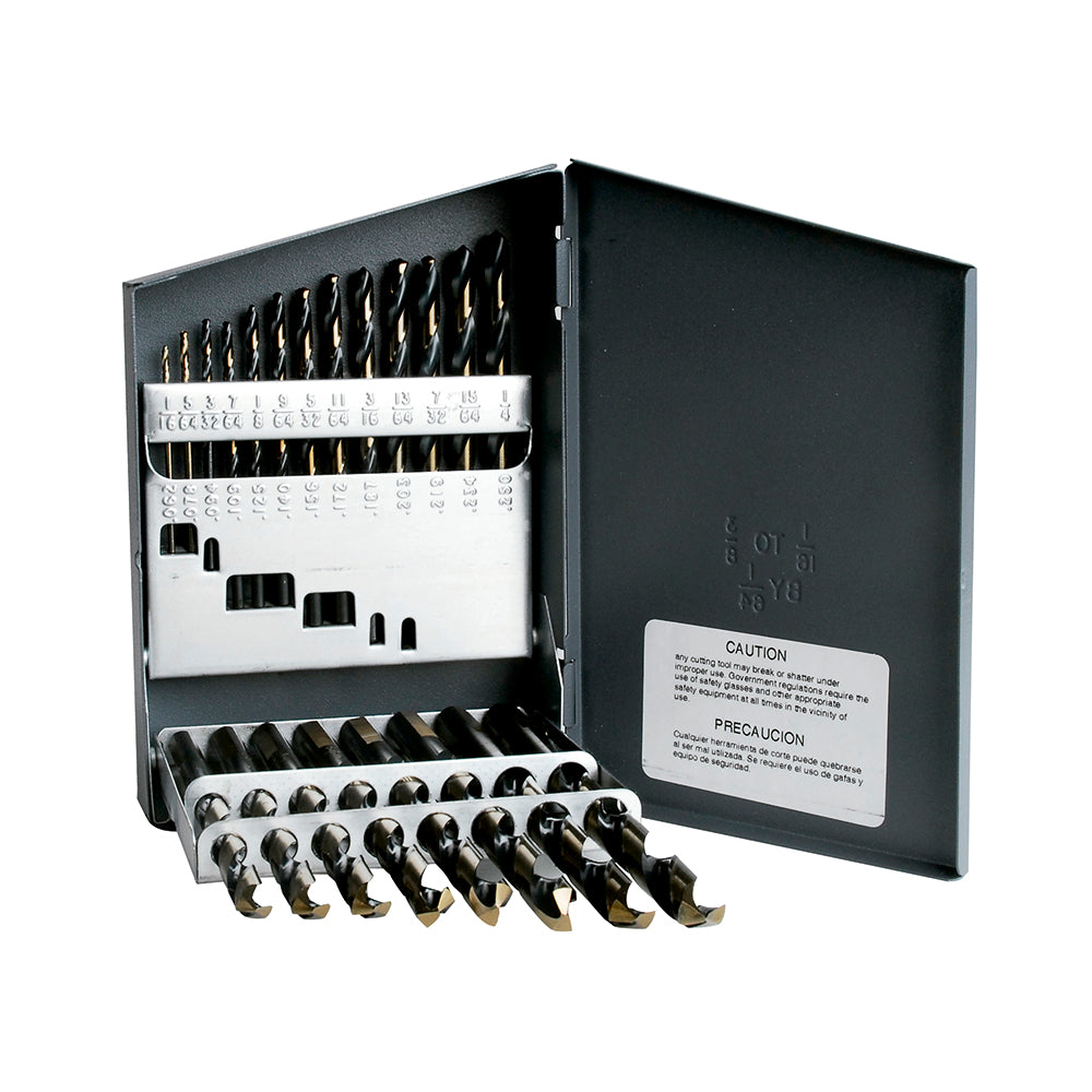 JUEGO DE 21 BROCAS DE ACERO DE ALTA VELOCIDAD PREMIUM PREMIUM1/16"-3/8" URREA H5121