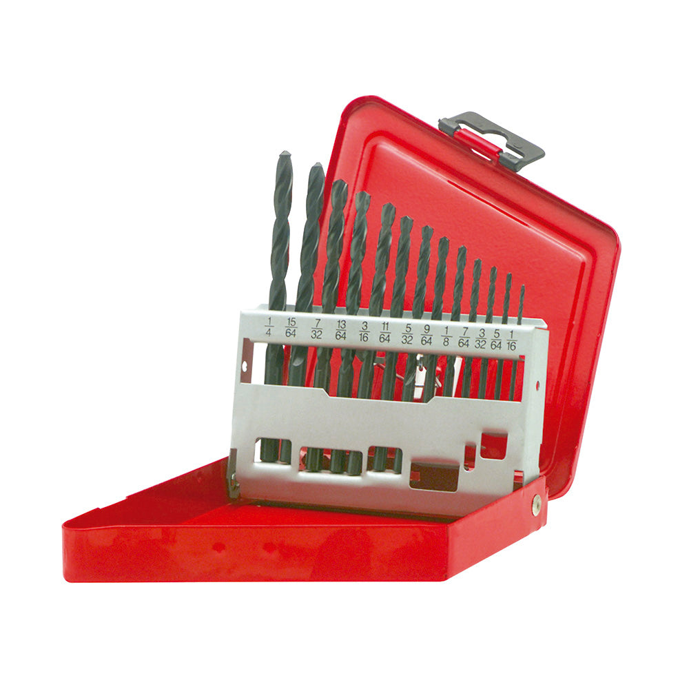 JUEGO 13 BROCAS 1/16-1/4 CJ MET 5113