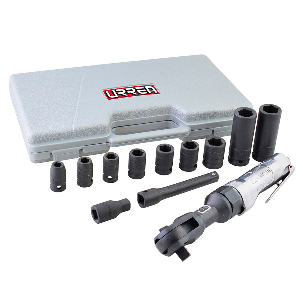 MATRACA NEUMATICA 1/2" (JUEGO 13PZ) URREA UP886HK