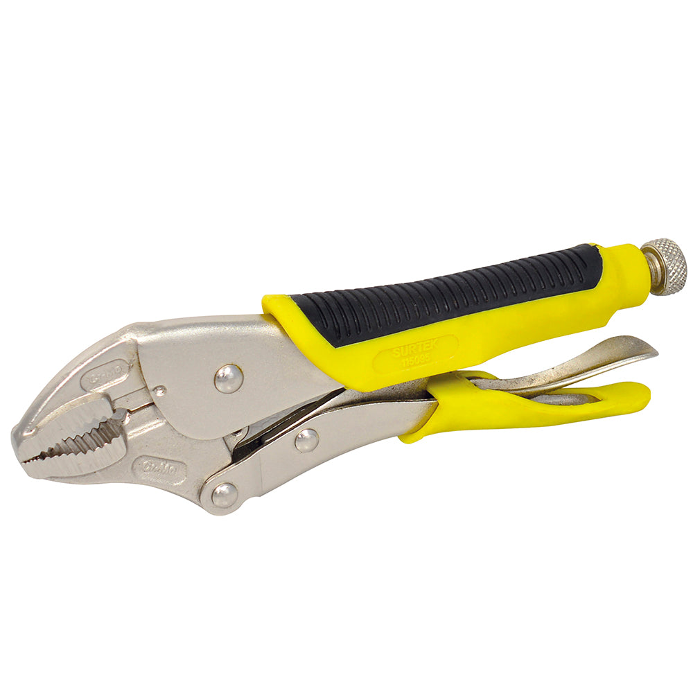 PINZA DE PRESION CURVA 10" BIMATERIAL SURTEK 115095