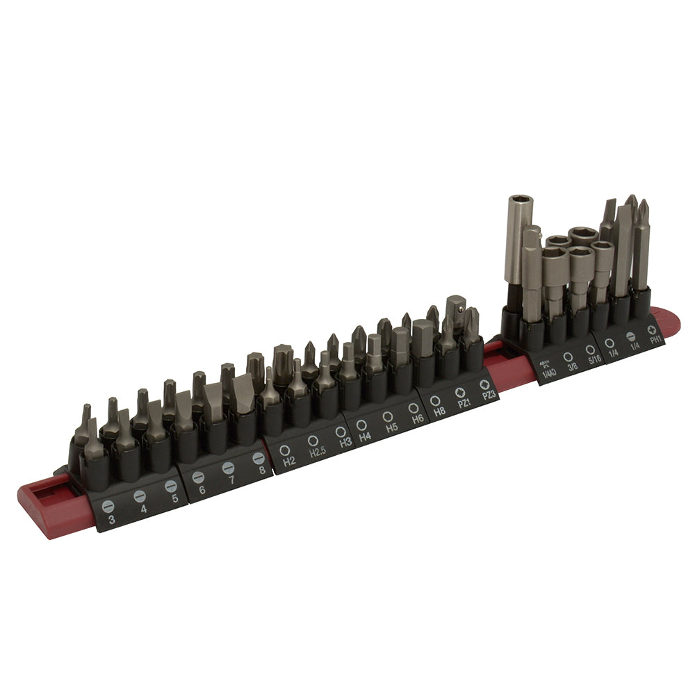JUEGO 42 PIEZAS PUNTAS INTERCAMBIABLE 1/4 COMB 60142
