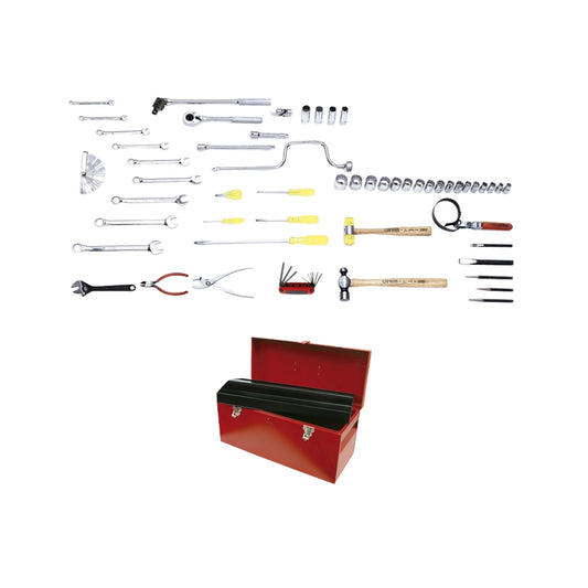 HERRAMIENTA AUTOMOTRIZ (JUEGO 55PZ) CON CAJA D6 URREA 9914