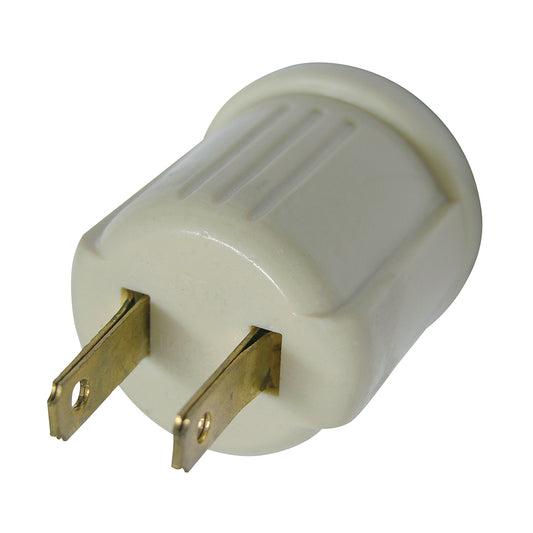 PORTALAMPARA CON CLAVIJA MARFIL 127V SURTEK 136668