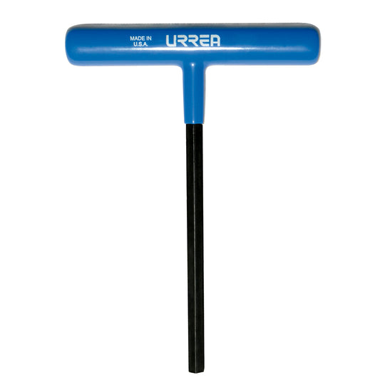 LLAVE HEXAGONAL "T" ERGONOMICA DE 6" X 5 MM URREA 46516GP