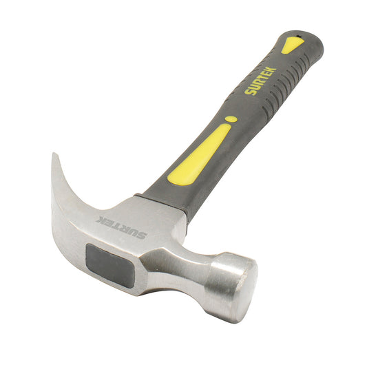 MARTILLO DE UNA CURVA 16OZ MANGO FIBRA VIDRIO SURTEK 416F