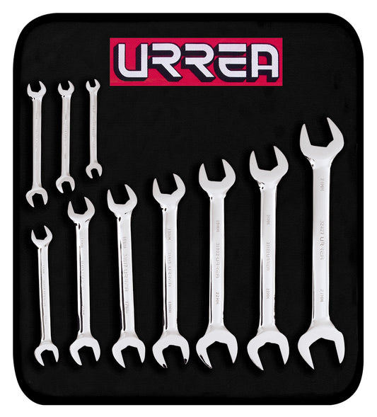 LLAVES ESPANOLAS (JUEGO 10PZ) (6mm A 27mm) URREA 30000A