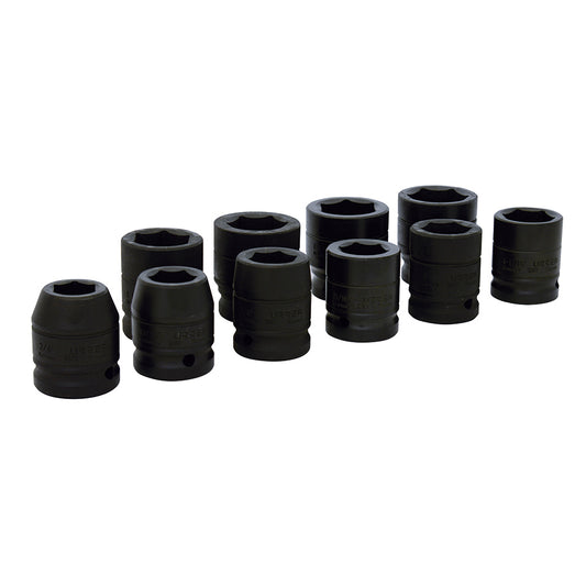 DADOS IMPACTO 3/4" (JUEGO 10PZ) 3/4 - 1-5/16" URREA 750010