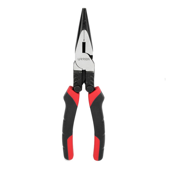 PINZA PARA ELECTRICISTA (BIMATERIAL) PUNTA LARGA LATERAL 6-23/32" URREA 226GX