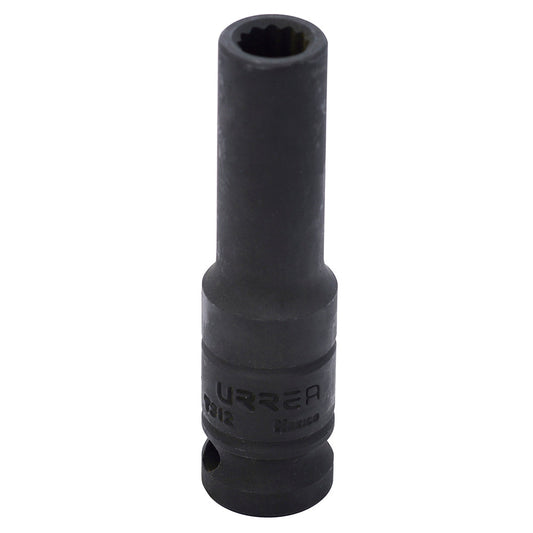 DADO IMPACTO 1/2" LARGO 12 PUNTAS 3/8" URREA 7312