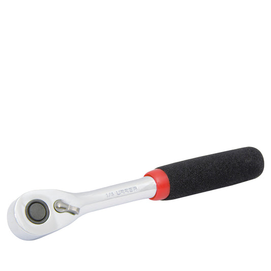 MATRACA 1/4" REVERSIBLE RUBBER GRIP URREA 4749H