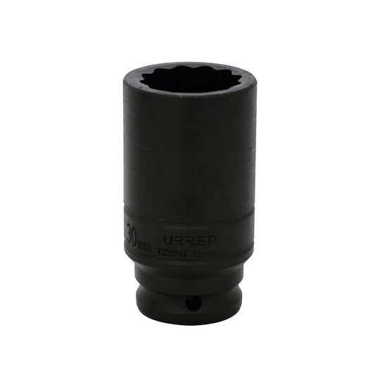 DADO IMPACTO 1/2" LARGO METRICO 12 PUNTAS 30MM URREA 7330MT