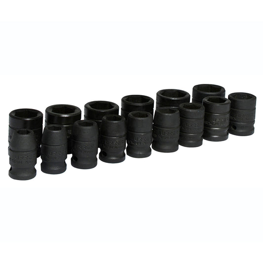 DADOS 1/2" (JUEGO 15PZ) URREA 10 - 24MM URREA 74204M