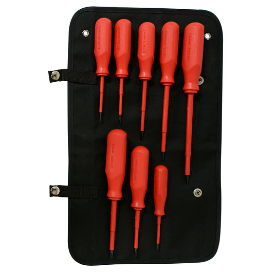 DESTORNILLADORES (JUEGO 8PZ) PARA 1000V COMBINADO URREA J9700V