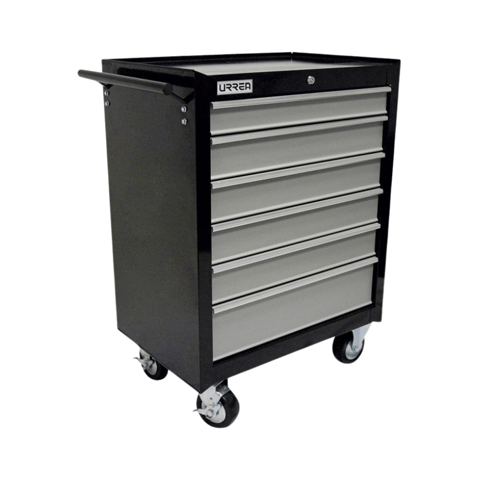 GABINETE MOVIL USO PESADO 6 GAVETAS 27" URREA H27M6 (J-J)