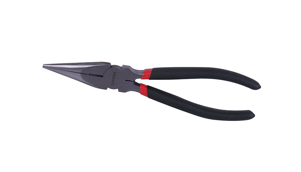 PINZA PARA ELECTRICISTA PUNTA LARGA LATERAL 8 9/16" INDUSTRIAL URREA 2292GI