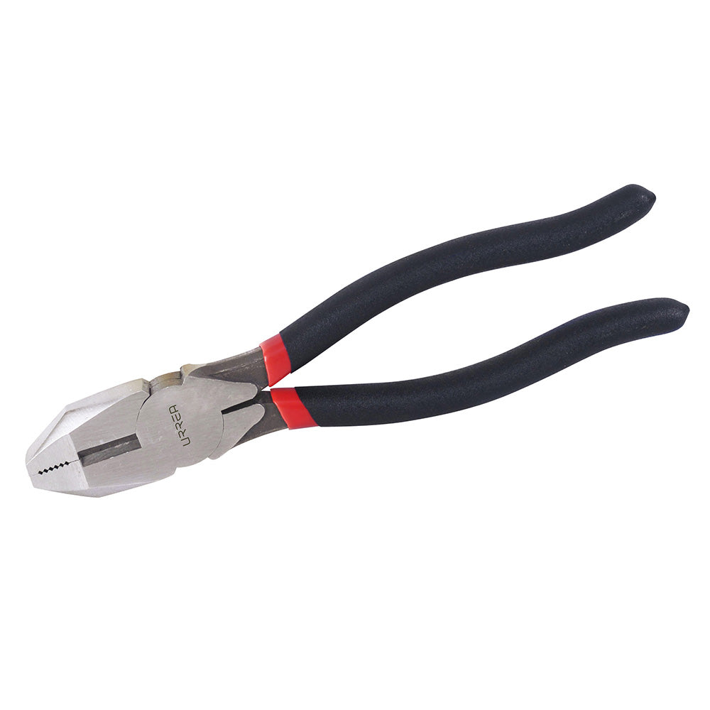 PINZA PARA ELECTRICISTA CORTE LATERAL 8-9/16" INDUSTRIAL URREA 268GI