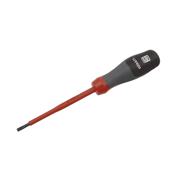 DESTORNILLADOR TRIMATERIAL 1000V BARRA REDONDA PLANO 5/32" X 4" URREA 9714T