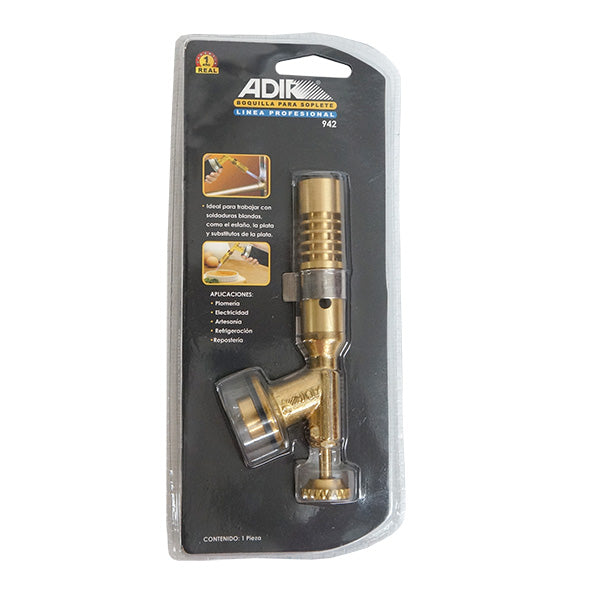 BOQUILLA DE LATON PARA SOPLETE ADIR 942