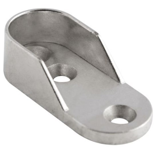 BRIDA PARA TUBO OVALADO CROMADO C/T HANDY 14324