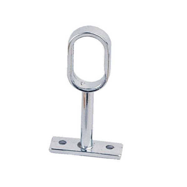 BRIDA PARA TUBO OVALADO CROMADO C/T HANDY 14324