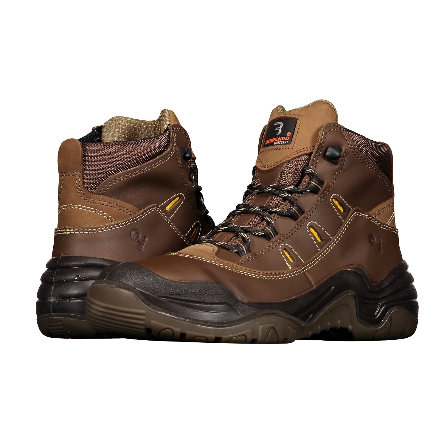 BOTA PROTECCION TALLA #10 (CAFE) BERRENDO MOD 3011
