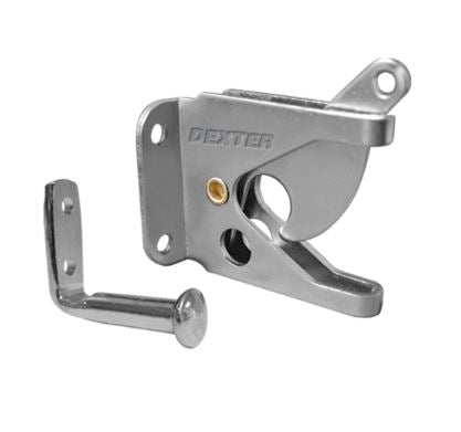 LATCH PARA PUERTA CONTRA EN ANGULO (BROCHE) GALVANIZADO DEXTER 6409 CHAPA