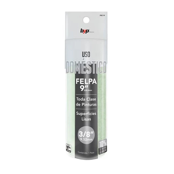 FELPA ONE COAT 3/8" X 9" USO DOMESTICO BYP FMD19