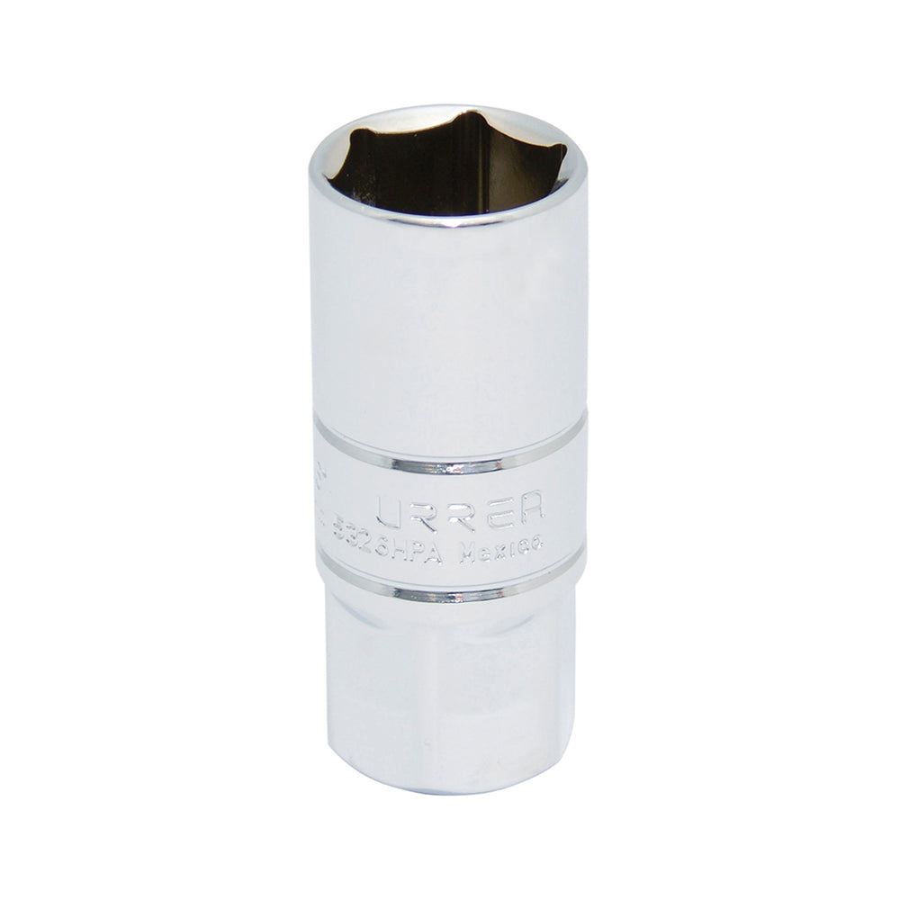 DADO CUADRO 1/2" AUTOMOTRIZ BUJIA BOCA 13/16" URREA 5326HPA