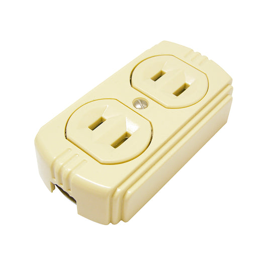 CONTACTO DUPLEX (DE PARED/SOBREPONER) POLARIZADO SURTEK 136403