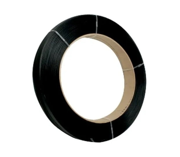 FLEJE PLASTICO NEGRO MANUAL 1/2" (770 METROS)