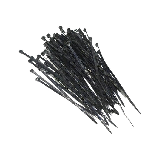 CINTILLA CINCHO SUJETACABLE NYLON NEGRO 12" X 3.6MM (100 PIEZAS) Z-51245