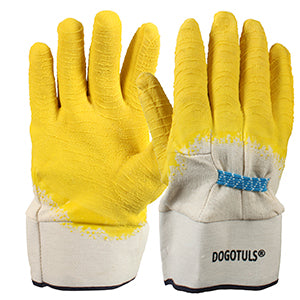 GUANTE TIPO MONSTER (ANTI-DERRAPANTE)DE LONA Y LATEX ROBUSTO DOGO JY3030