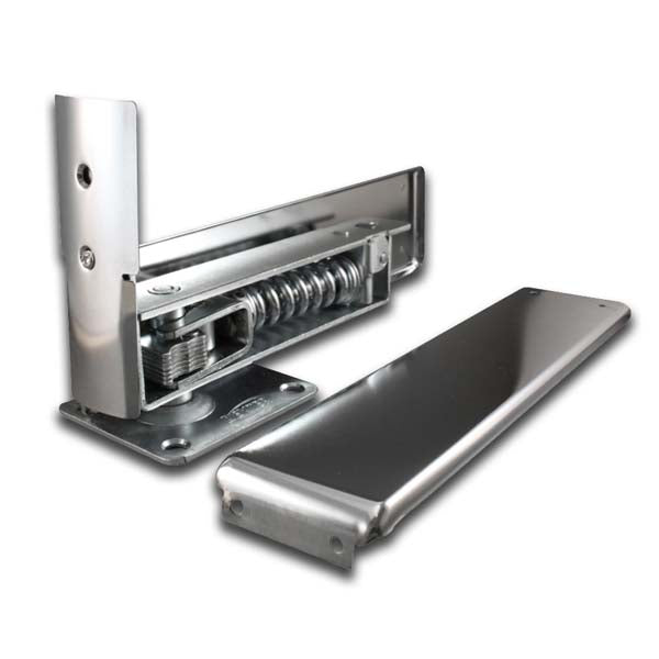 BISAGRA DE PISO P/ PUERTA VAIVEN CROMO (90°)(CARGA 30kg)DEXTER 6889
